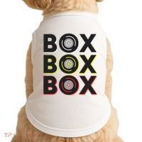 Formula Racing Car Box Box Box Radio Call To Pit Box Gift Doggie Tank thumb 0