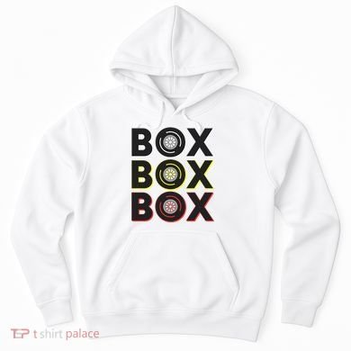 Formula Racing Car Box Box Box Radio Call To Pit Box Gift Hoodie