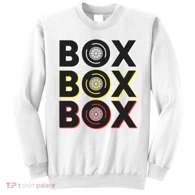 Formula Racing Car Box Box Box Radio Call To Pit Box Gift Sweatshirt