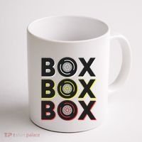 Formula Racing Car Box Box Box Radio Call To Pit Box Gift Coffee Mug thumb 1