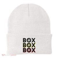 Formula Racing Car Box Box Box Radio Call To Pit Box Gift Beanie thumb 0