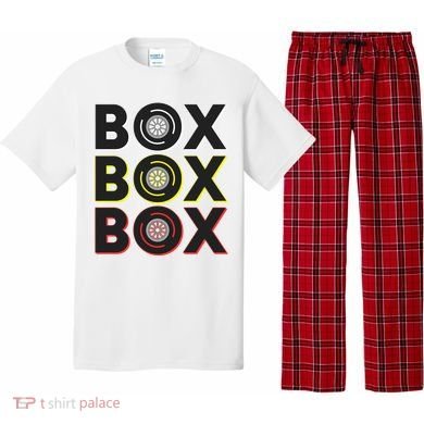 Formula Racing Car Box Box Box Radio Call To Pit Box Gift Pajama Set