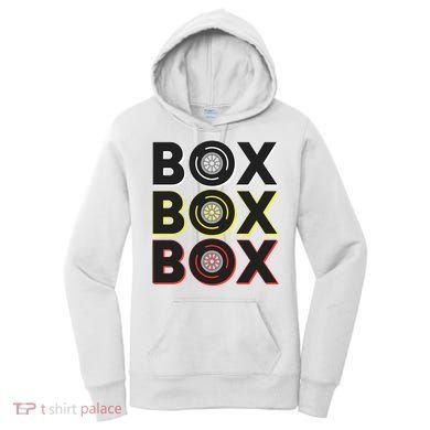 Formula Racing Car Box Box Box Radio Call To Pit Box Gift Women's Hoodie