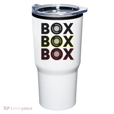 Formula Racing Car Box Box Box Radio Call To Pit Box Gift Tumbler