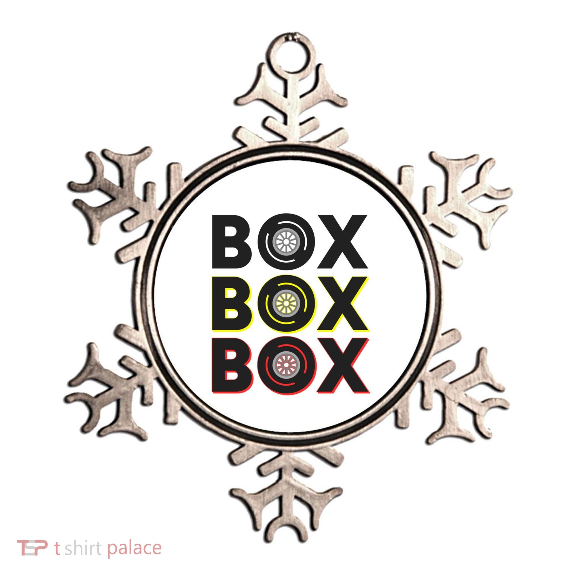 Formula Racing Car Box Box Box Radio Call To Pit Box Gift Ornament