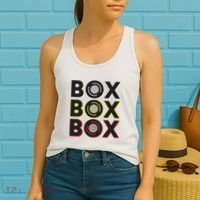 Formula Racing Car Box Box Box Radio Call To Pit Box Gift Women's Tank Top thumb 2
