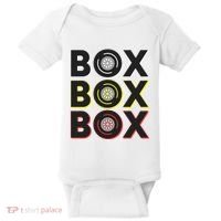 Formula Racing Car Box Box Box Radio Call To Pit Box Gift Baby Bodysuit thumb 0