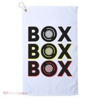 Formula Racing Car Box Box Box Radio Call To Pit Box Gift Golf Towel thumb 0