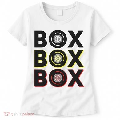 Formula Racing Car Box Box Box Radio Call To Pit Box Gift Women's T-Shirt
