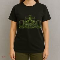 Formula Racing Car Blueprint Mechanical Engineer Racer Fan T-Shirt thumb 4