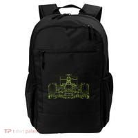 Formula Racing Car Blueprint Mechanical Engineer Racer Fan Backpack thumb 0