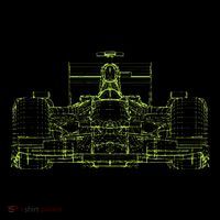 Formula Racing Car Blueprint Mechanical Engineer Racer Fan Bucket Hat thumb 4