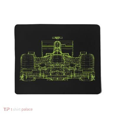 Formula Racing Car Blueprint Mechanical Engineer Racer Fan Mousepad