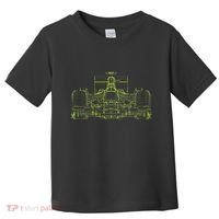 Formula Racing Car Blueprint Mechanical Engineer Racer Fan Toddler T-Shirt thumb 0