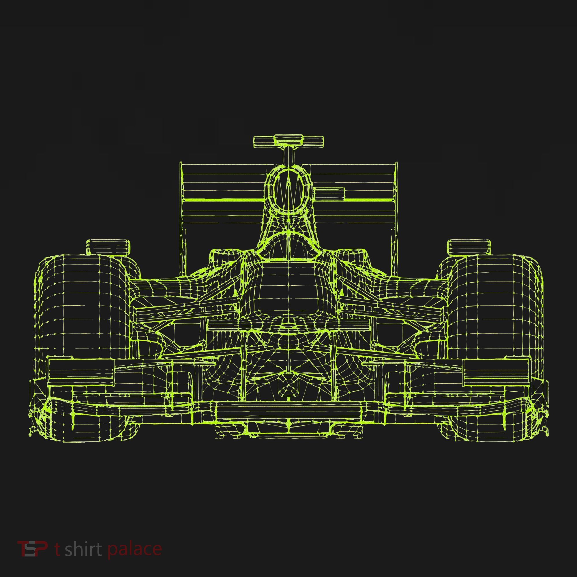 Formula Racing Car Blueprint Mechanical Engineer Racer Fan Kids Long Sleeve Shirt