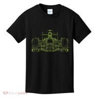 Formula Racing Car Blueprint Mechanical Engineer Racer Fan Kids T-Shirt thumb 0