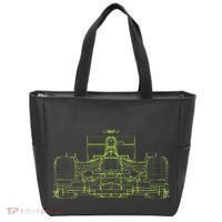 Formula Racing Car Blueprint Mechanical Engineer Racer Fan Tote Bag thumb 0