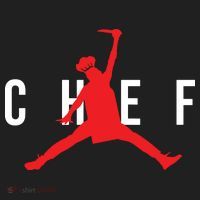 Funny Restaurant Chef Jumping Chef Knife Logo Beanie thumb 2
