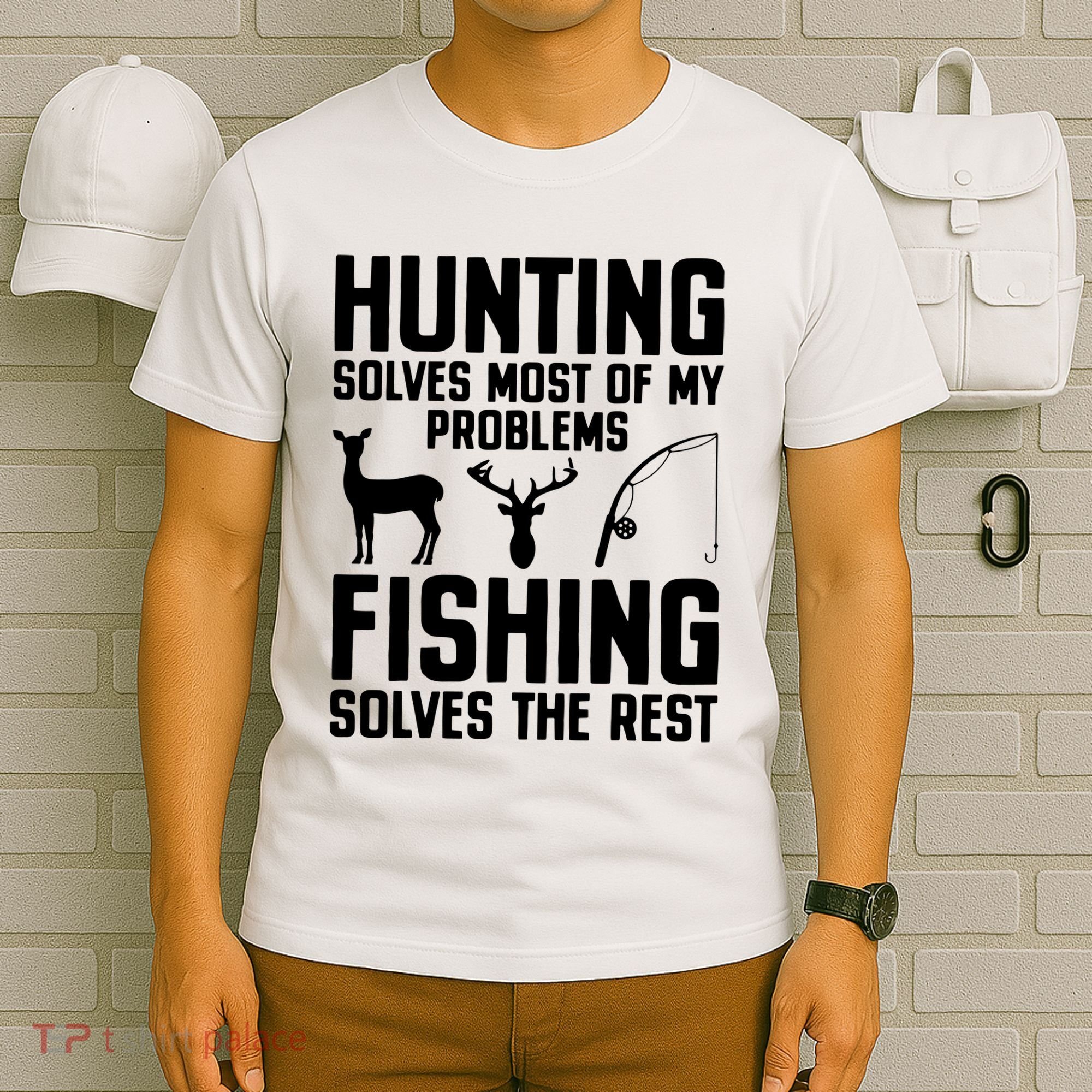 Fishing Reel Cool Papaw Papa Dad Gift Father's Day Grandpa T-Shirt