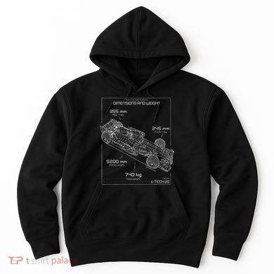 Formula Race Car Specifications Team Racing fan engineering Hoodie