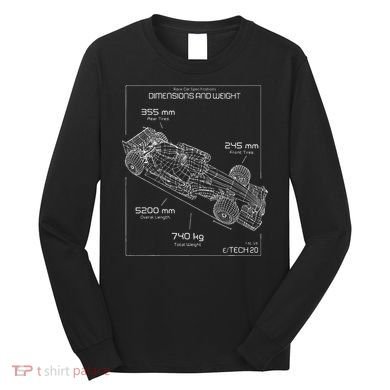 Formula Race Car Specifications Team Racing fan engineering Long Sleeve Shirt