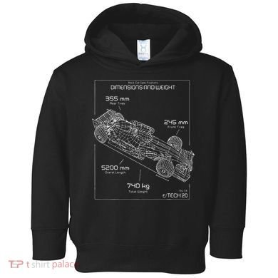 Formula Race Car Specifications Team Racing fan engineering Toddler Hoodie