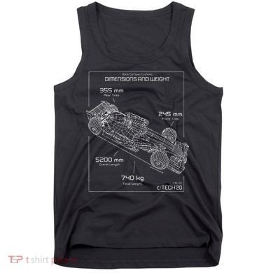 Formula Race Car Specifications Team Racing fan engineering Tank Top