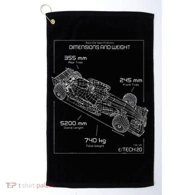 Formula Race Car Specifications Team Racing fan engineering Golf Towel