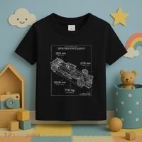 Formula Race Car Specifications Team Racing fan engineering Toddler T-Shirt thumb 3