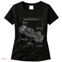 Formula Race Car Specifications Team Racing fan engineering Women's T-Shirt thumb 0