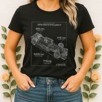Formula Race Car Specifications Team Racing fan engineering Women's T-Shirt thumb 2