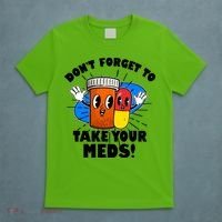 Funny Retro Cartoon Don't Forget To Take Your Meds T-Shirt thumb 5