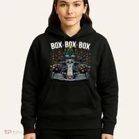 Formula Racing Car Box Box Box Radio Call Fun Christmas Tree Hoodie thumb 5