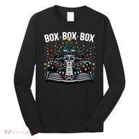 Formula Racing Car Box Box Box Radio Call Fun Christmas Tree Long Sleeve Shirt thumb 0