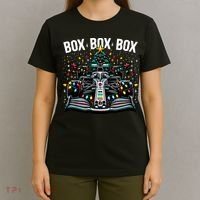 Formula Racing Car Box Box Box Radio Call Fun Christmas Tree T-Shirt thumb 4