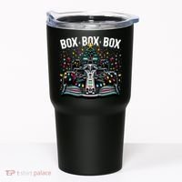 Formula Racing Car Box Box Box Radio Call Fun Christmas Tree Tumbler thumb 0
