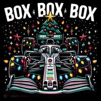 Formula Racing Car Box Box Box Radio Call Fun Christmas Tree Mousepad thumb 1