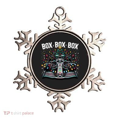 Formula Racing Car Box Box Box Radio Call Fun Christmas Tree Ornament