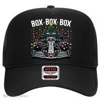 Formula Racing Car Box Box Box Radio Call Fun Christmas Tree Hat thumb 0