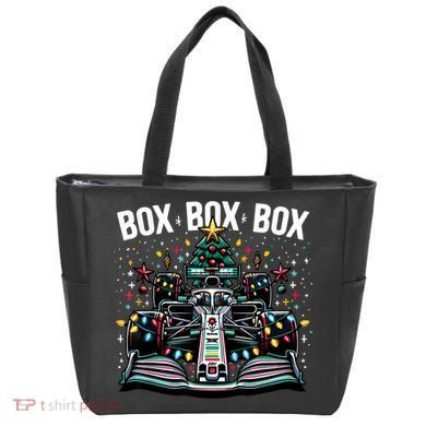 Formula Racing Car Box Box Box Radio Call Fun Christmas Tree Tote Bag