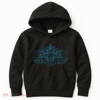 Formula Racing Car Drawing Racing Fan Mechanic Engineer Kids Hoodie thumb 0