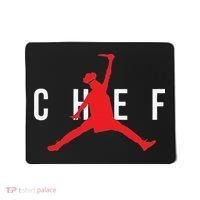 Funny Restaurant Chef Jumping Chef Knife Mousepad thumb 0