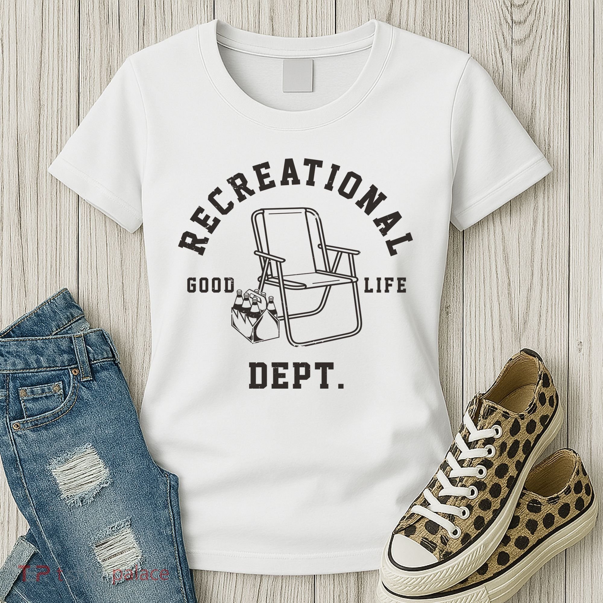Funny Recreational Department Good Life Women's T-Shirt