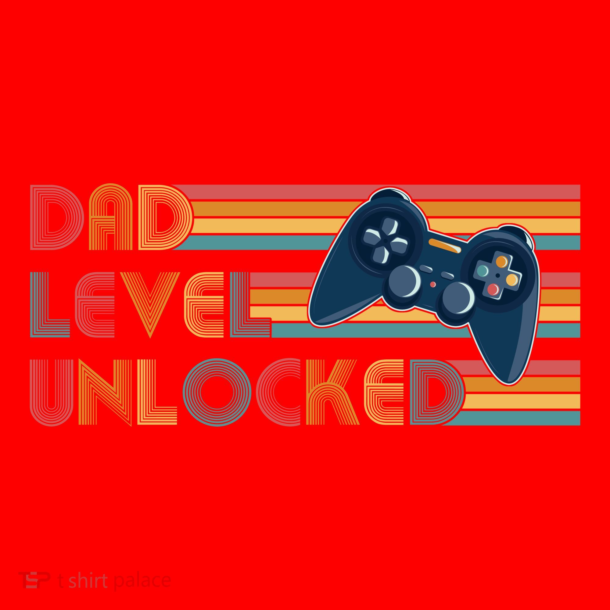 Funny Retro Dad Level Unlocked Gamer Santa Hat
