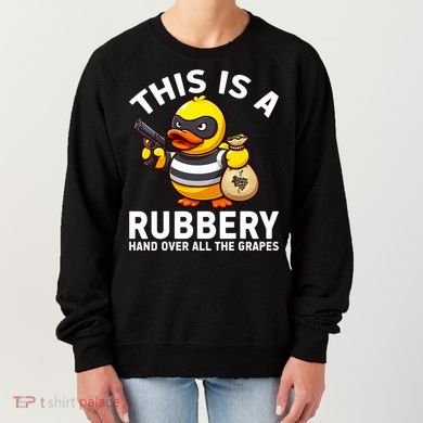 Funny Rubber Duck Yellow Duckie Women's Sweatshirt