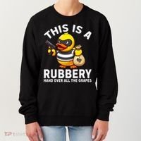 Funny Rubber Duck Yellow Duckie Women's Sweatshirt thumb 0