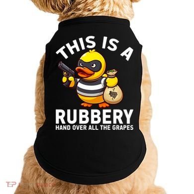 Funny Rubber Duck Yellow Duckie Doggie Tank