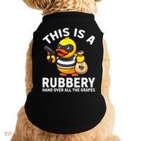 Funny Rubber Duck Yellow Duckie Doggie Tank thumb 0