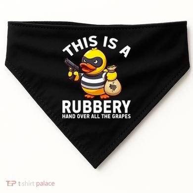 Funny Rubber Duck Yellow Duckie USA-Made Doggie Bandana