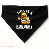 Funny Rubber Duck Yellow Duckie USA-Made Doggie Bandana thumb 0
